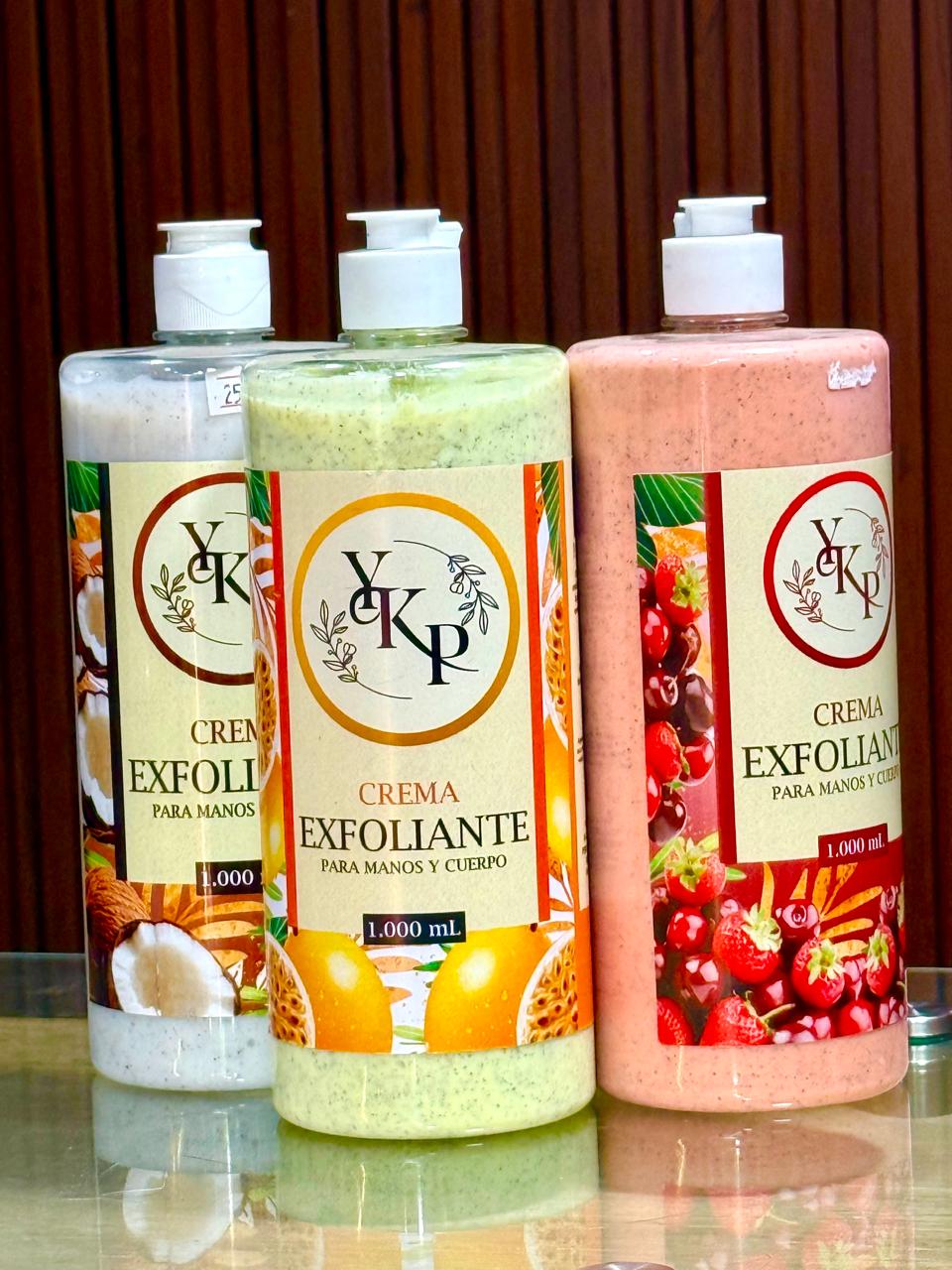 Crema Exfoliante Para Manos Y cuerpo 1L