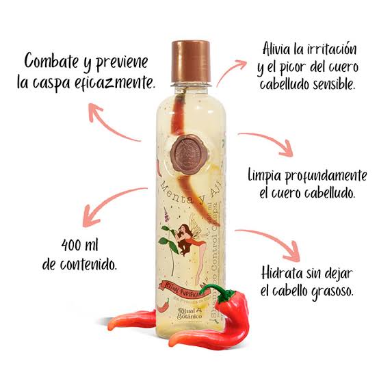 Shampoo Control Caspa con Menta y Aji Origen Botánico
