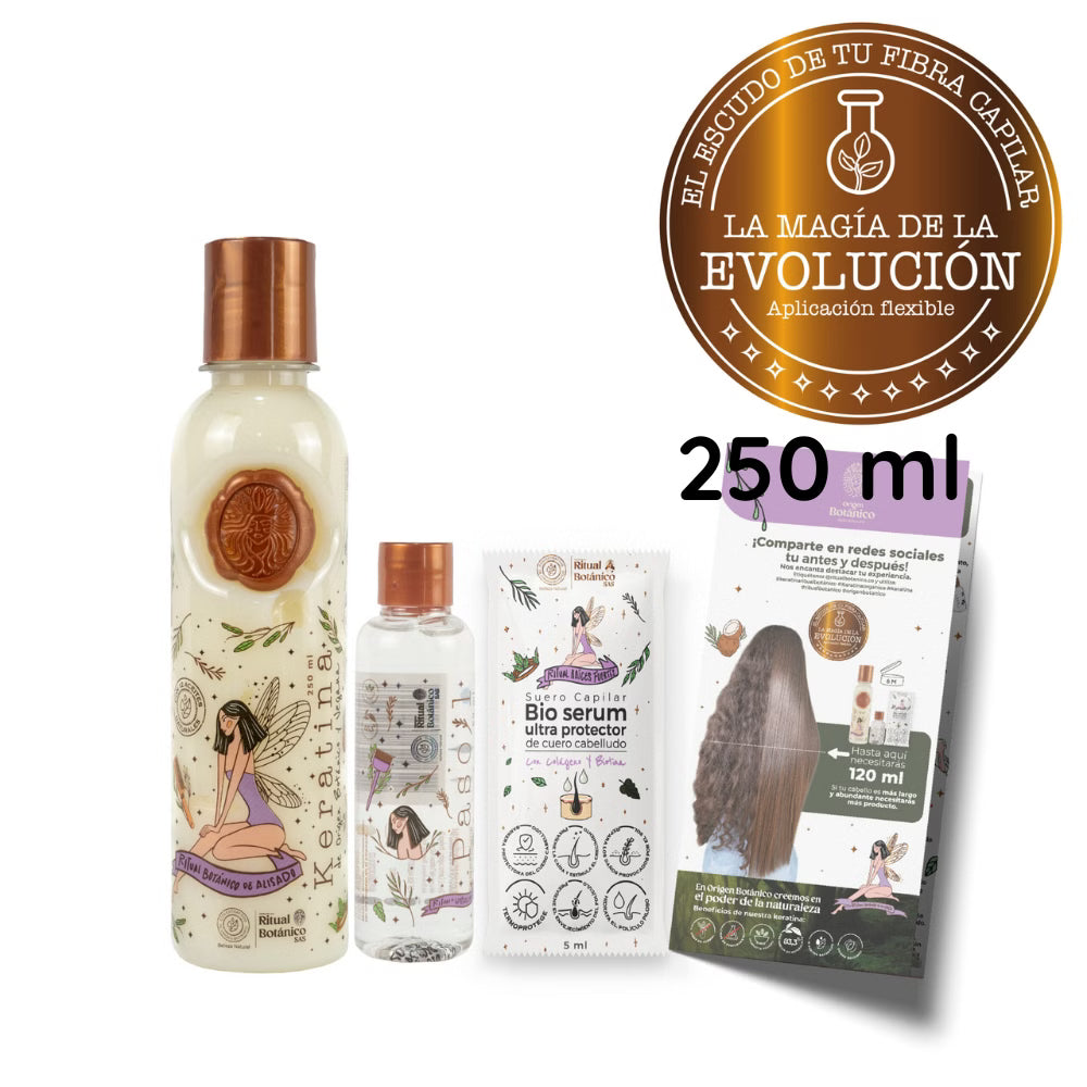 Kit de Keratina Orgánica Evolución Origen Botánico