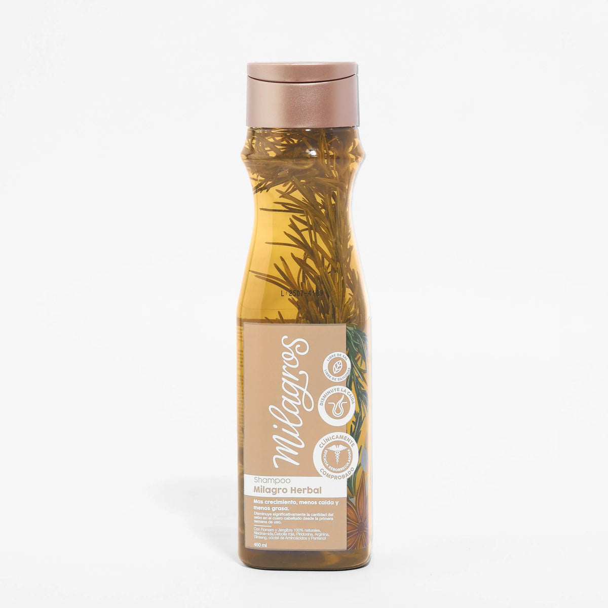 Shampoo Milagro Herbal (con romero y jengibre) MILAGROS